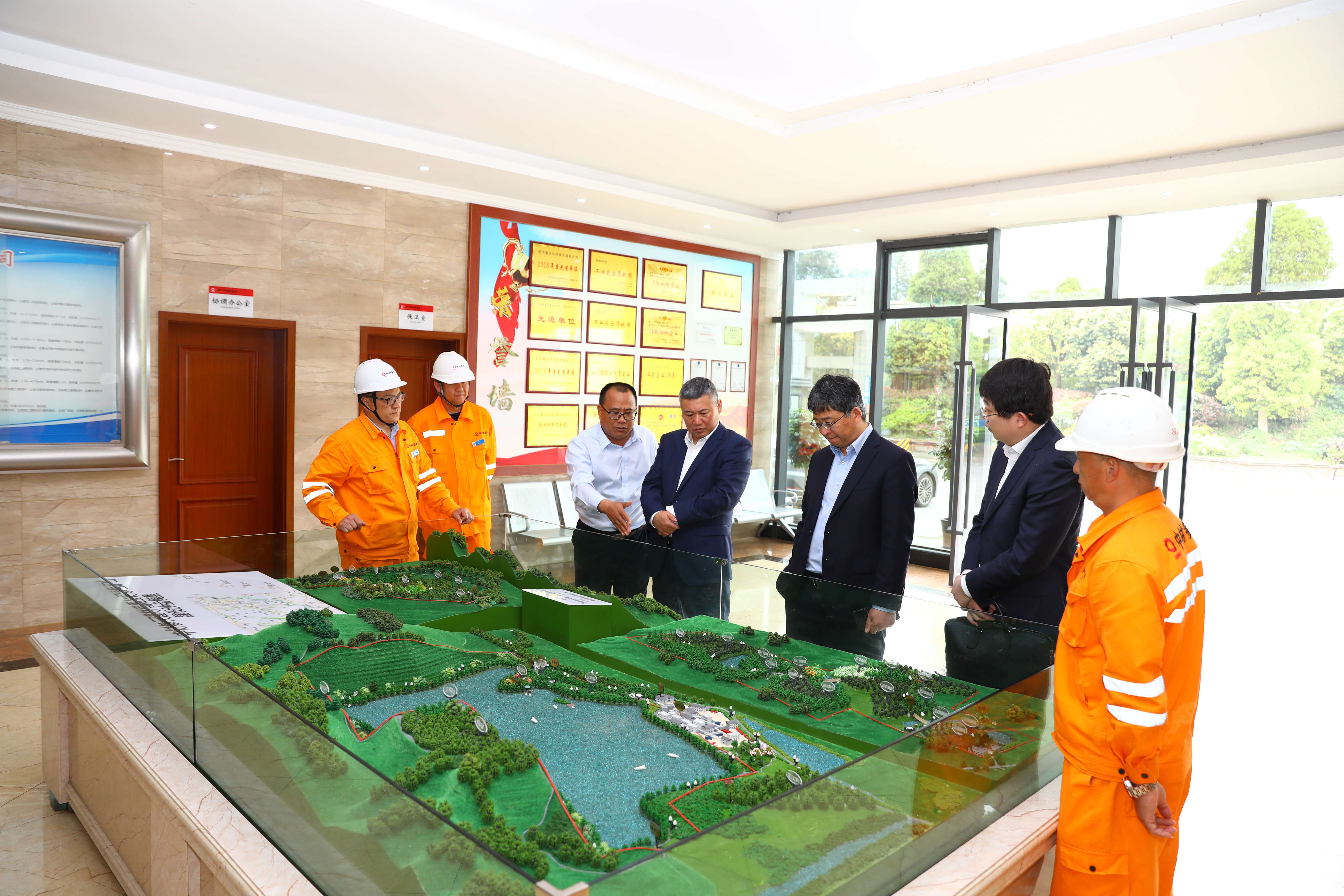 印志松到重庆中材参天建材有限公司调研指导